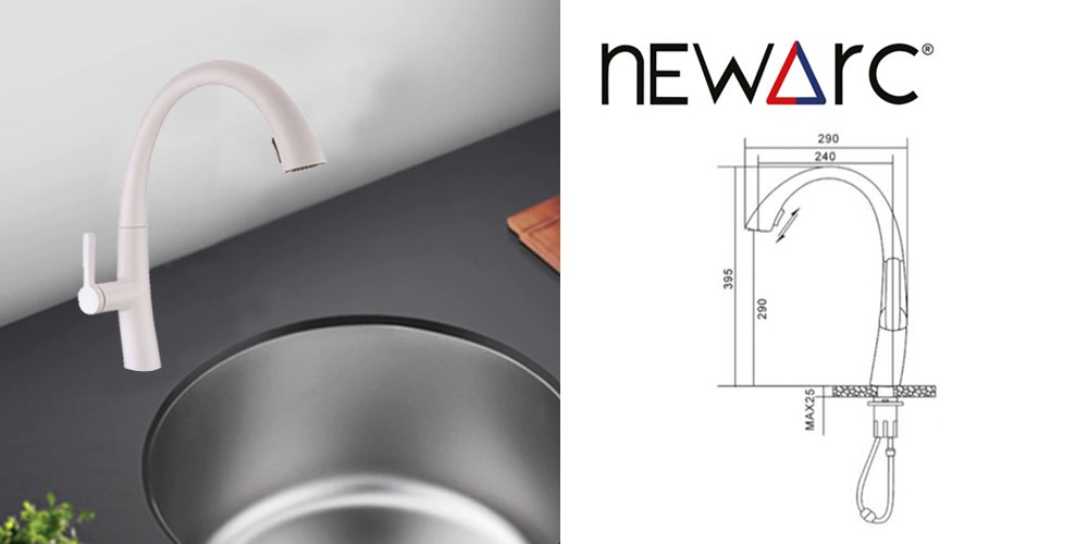 Newarc Newart Spiralli Evye Bataryası Bej